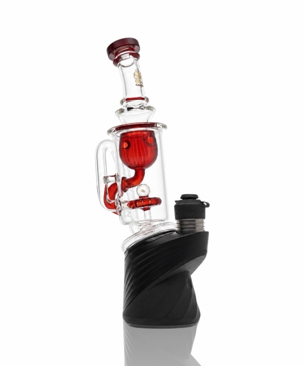 Alternative view of IRIDESCENT GLASS: SUPERIOR INCYCLER PUFFCO PEAK GLASS ATTACHMENT