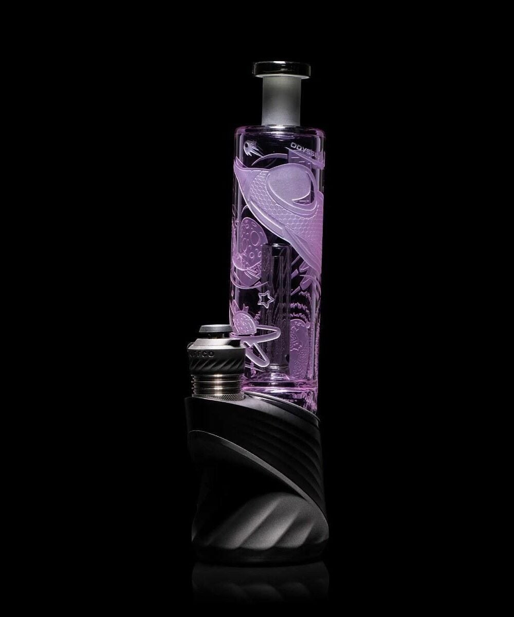 Alternative view of MILKY WAY GLASS: ODYSSEY ONE PUFFCO PEAK GLASS ATTACHMENT
