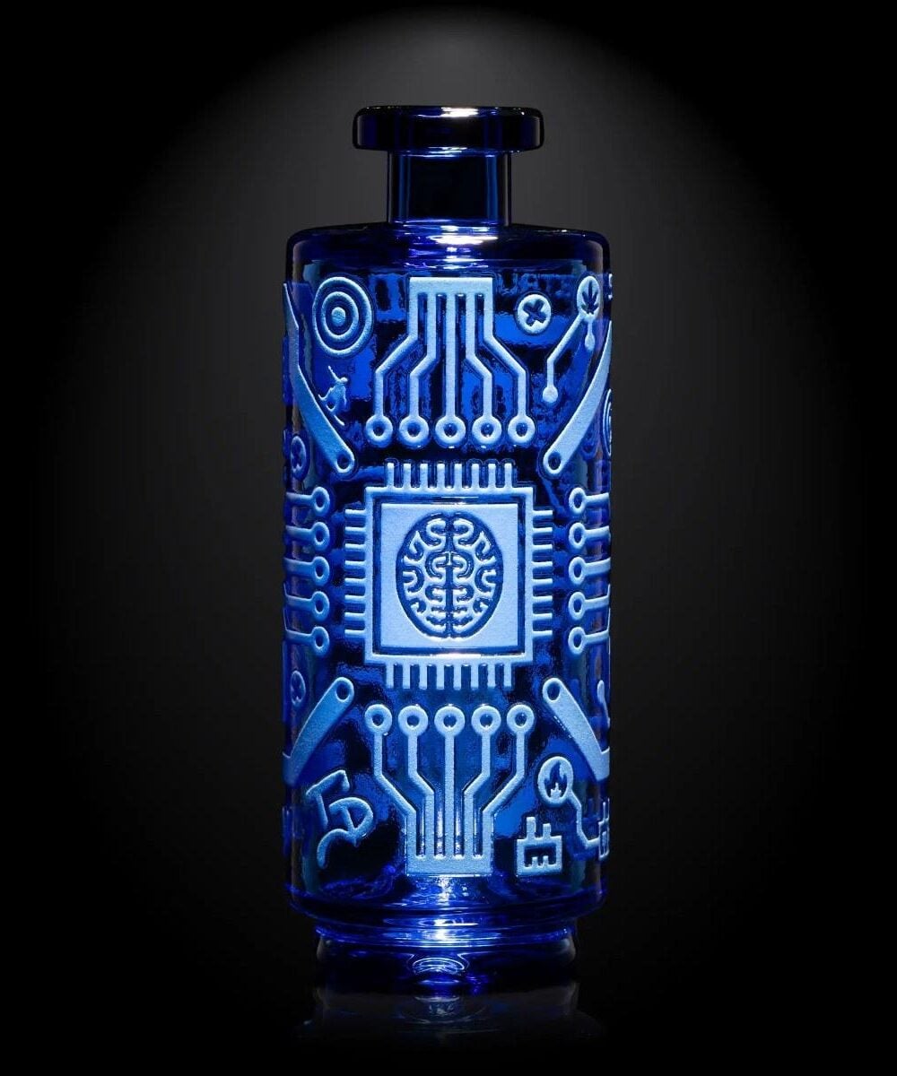 MILKY WAY GLASS: CIRCUITBOARD SPECTRUM PUFFCO PEAK GLASS ATTACHMENT