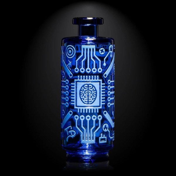 MILKY WAY GLASS: CIRCUITBOARD SPECTRUM PUFFCO PEAK GLASS ATTACHMENT