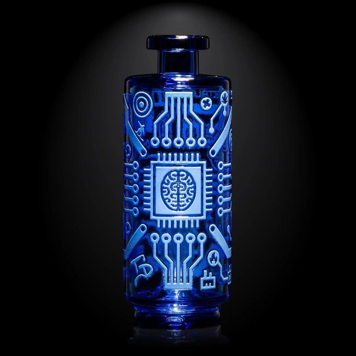 MILKY WAY GLASS: CIRCUITBOARD SPECTRUM PUFFCO PEAK GLASS ATTACHMENT