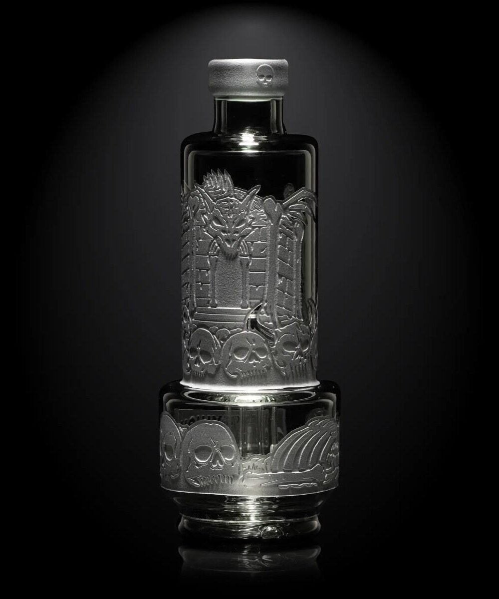 MILKY WAY GLASS: TEMPLE OF THE DRAGON PUFFCO PEAK GLASS ATTACHMENT