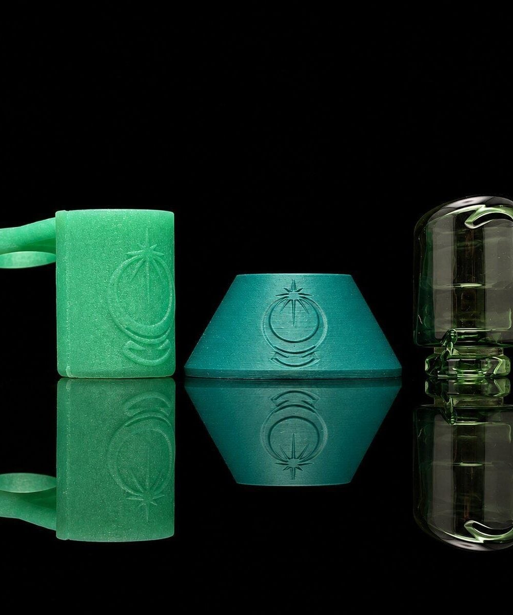 Alternative view of ONE TRICK PONY GLASS: FLI PUFFCO PIVOT MOUTHPIECE COMBO