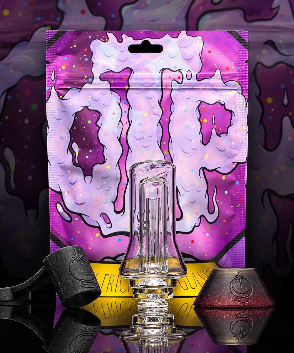 Alternative view of ONE TRICK PONY GLASS: KRYLON BUBBLER PIVOT MOUTHPIECE COMBO