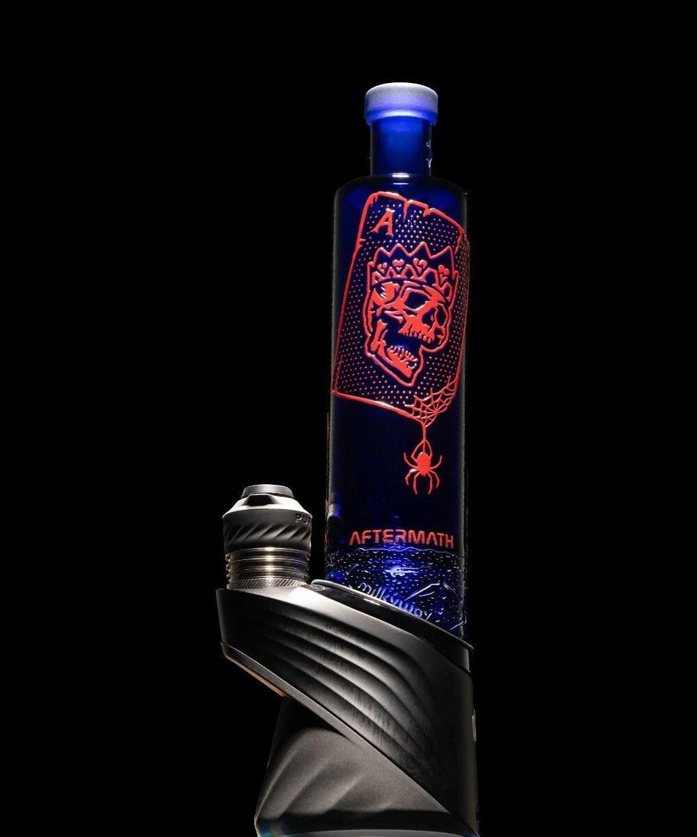Alternative view of MILKY WAY GLASS: AFTERMATH PUFFCO PEAK GLASS ATTACHMENT