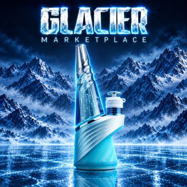 CALI BEAR GLASS: GLACIER MARKETPLACE 3DXL PEAK PRO JOYSTICK SPINNER CAP
