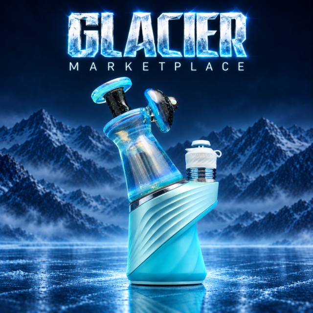 AJ SURF CITY TUBES: GLACIER MARKETPLACE PUFFCO PEAK GLASS ATTACHMENT
