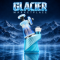 AJ SURF CITY TUBES: GLACIER MARKETPLACE PUFFCO PEAK GLASS ATTACHMENT