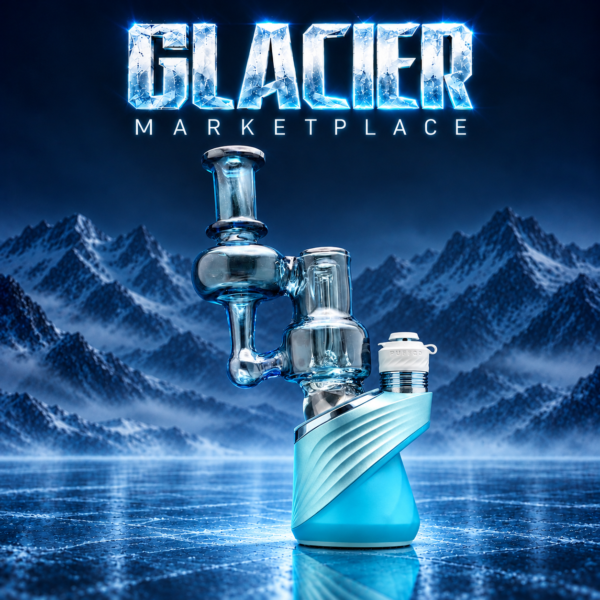 COOPERS GLASS: GLACIER MARKETPLACE PUFFCO PEAK GLASS ATTACHMENT COOPERS GLASS: GLACIER MARKETPLACE PUFFCO PEAK GLASS ATTACHMENT