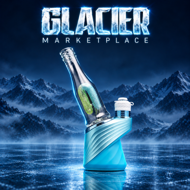 EMPERIAL GLASS: GLACIER MARKETPLACE PUFFCO PEAK GLASS ATTACHMENT