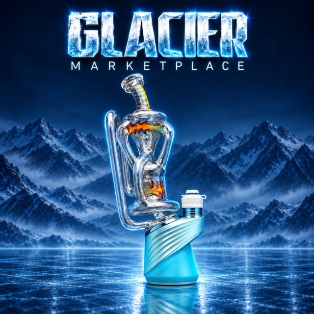 LOGI GLASS ART: GLACIER MARKETPLACE PUFFCO PEAK GLASS ATTACHMENT