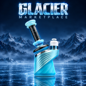 MANCHILD GLASS: GLACIER MARKETPLACE PUFFCO PEAK GLASS ATTACHMENT