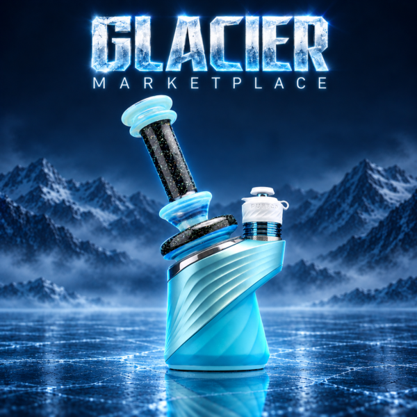MANCHILD GLASS: GLACIER MARKETPLACE PUFFCO PEAK GLASS ATTACHMENT MANCHILD GLASS: GLACIER MARKETPLACE PUFFCO PEAK GLASS ATTACHMENT