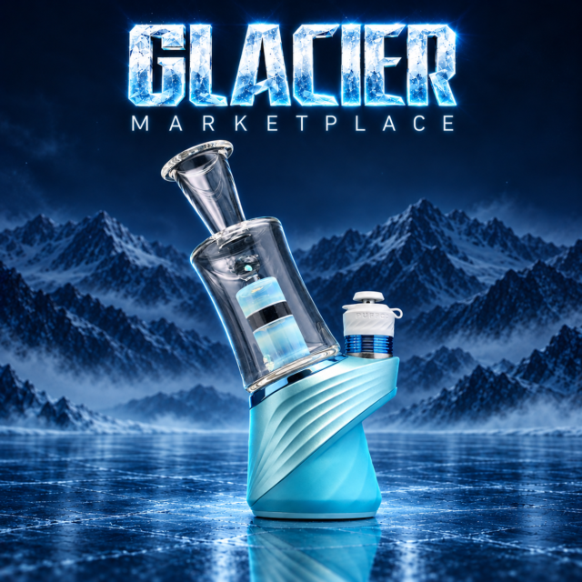 MIKE D GLASS: GLACIER MARKETPLACE PUFFCO PEAK GLASS ATTACHMENT