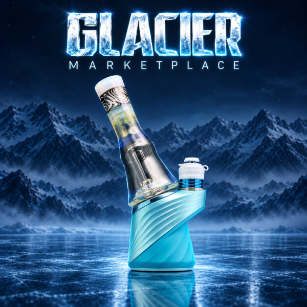 NES GLASS: GLACIER MARKETPLACE PUFFCO PEAK GLASS ATTACHMENT NES GLASS: GLACIER MARKETPLACE PUFFCO PEAK GLASS ATTACHMENT
