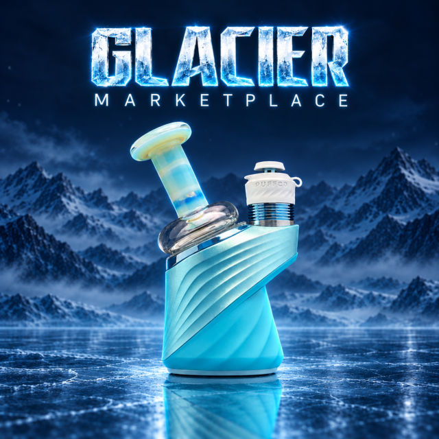ORGANIK GLASS: GLACIER MARKETPLACE PUFFCO PEAK GLASS ATTACHMENT