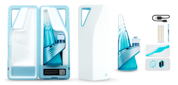 PUFFCO: PEAK PRO 3DXL VERSION GLACIER BUNDLE (DEVICE + HOT KNIFE) PUFFCO: PEAK PRO 3DXL VERSION GLACIER BUNDLE (DEVICE + HOT KNIFE)